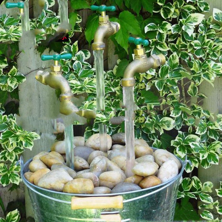 Invisible Water Watering Can Fountain Courtyard Art Decoration | Decor Gifts and More