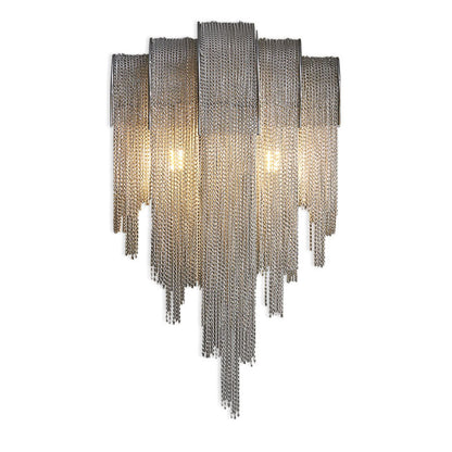 Italian Net Red Aluminum Chain Tassel Wall Lamp