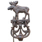 European Retro Nostalgic Cast Iron Crafts Retro Elk Door Knock | Decor Gifts and More