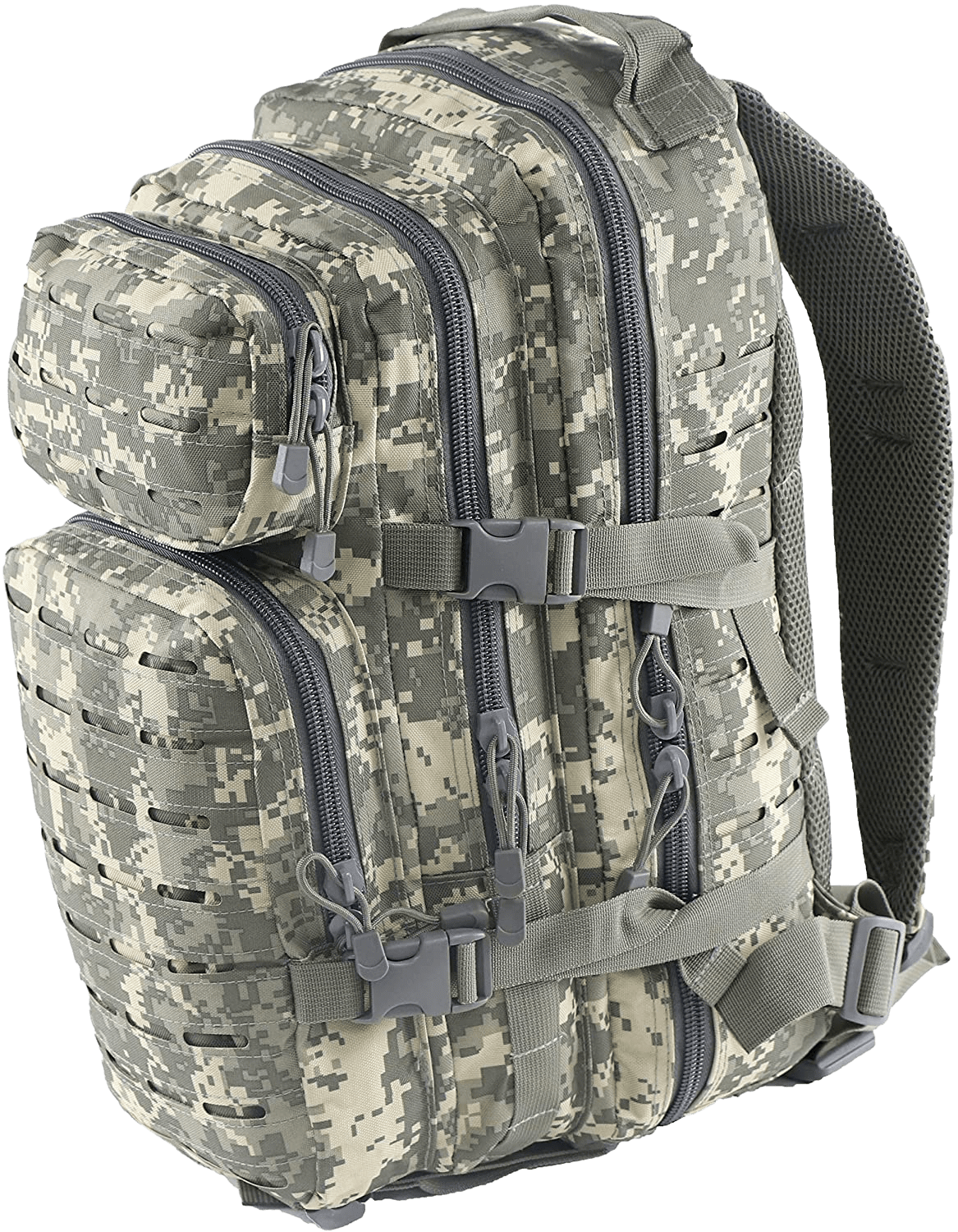 Sutekus Tactical Backpack Camouflage Rucksack MOLLE/PALS Military Assault Pack Waterproof Backpack 28L (ACU Camouflage) - Home Decor Gifts and More