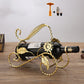 Wrought Iron Wine Rack European Ornaments