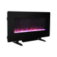 36 Inch Electric Fireplace With Timer,Adjustable Flame Color And Effects | Decor Gifts and More