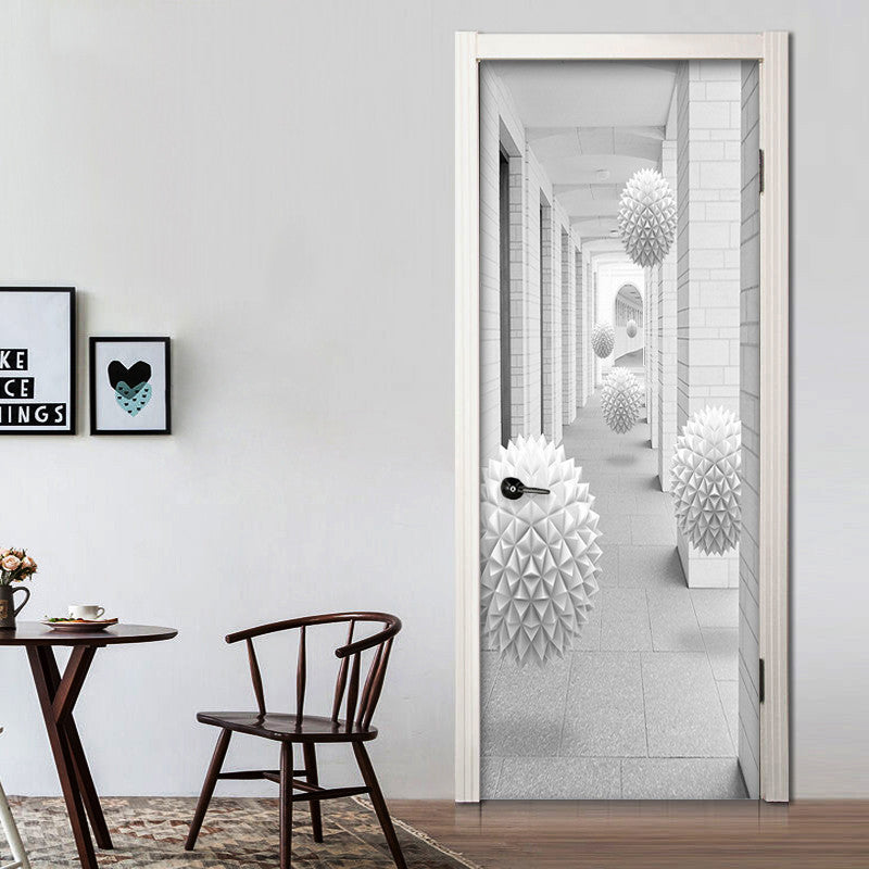 3D Stereo Sphere Door Sticker Living Room Gallery PVC Waterproof | Decor Gifts and More