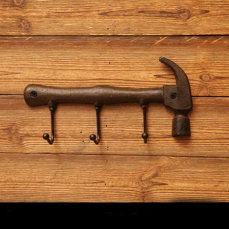 Creative Hammer Wrench Cast Iron Hook | Decor Gifts and More