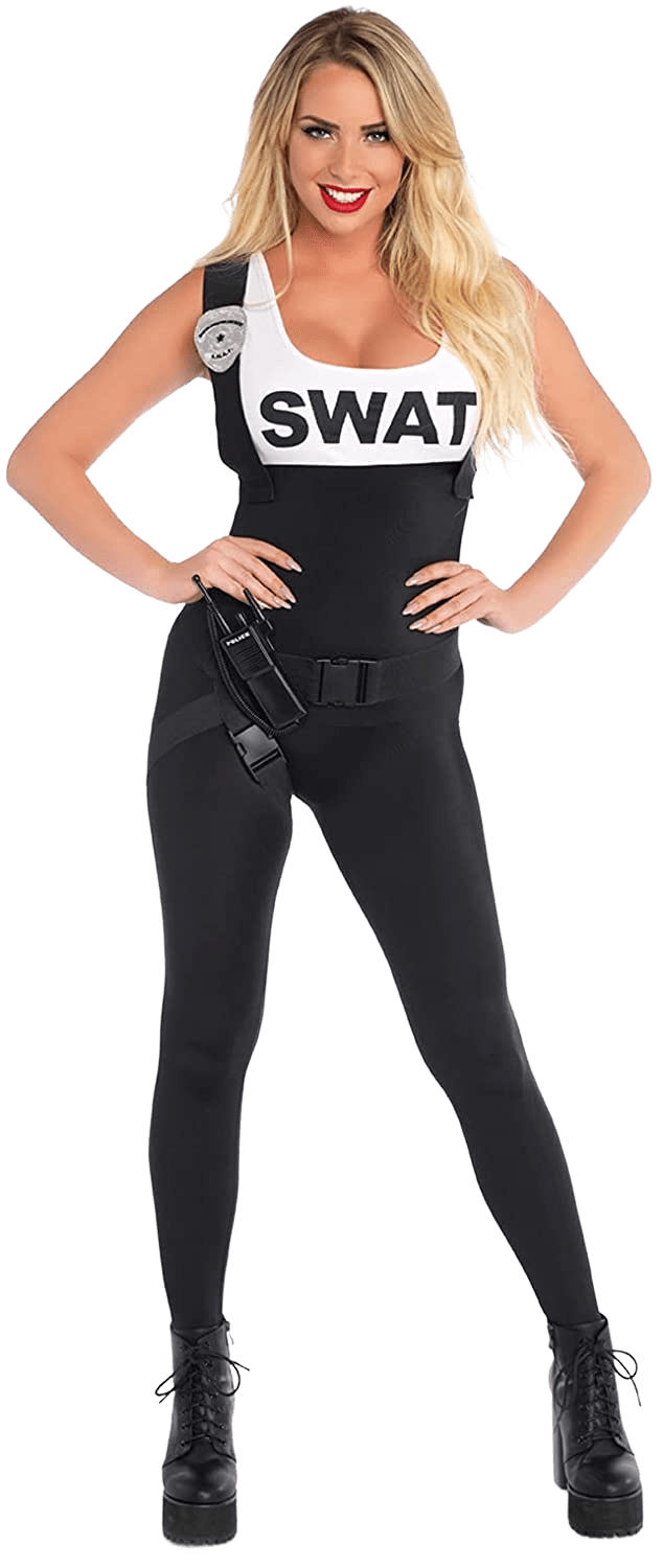 Leg Avenue Women's 3 Piece Swat Bombshell Costume | Decor Gifts and More