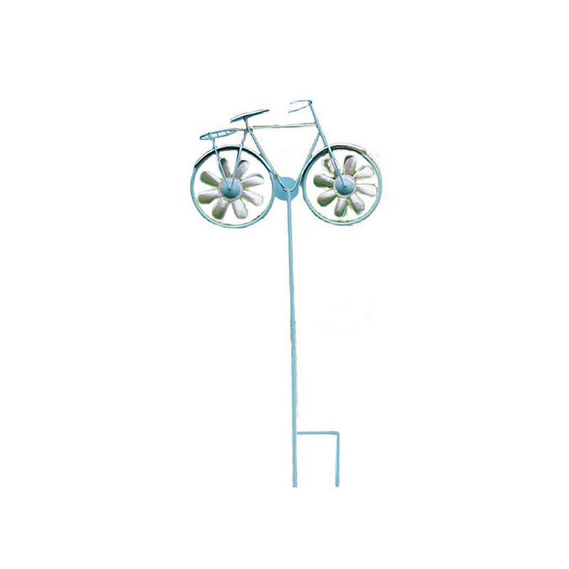 Bicycle Flower Arrangement Wrought Iron Climbing Frame Decoration