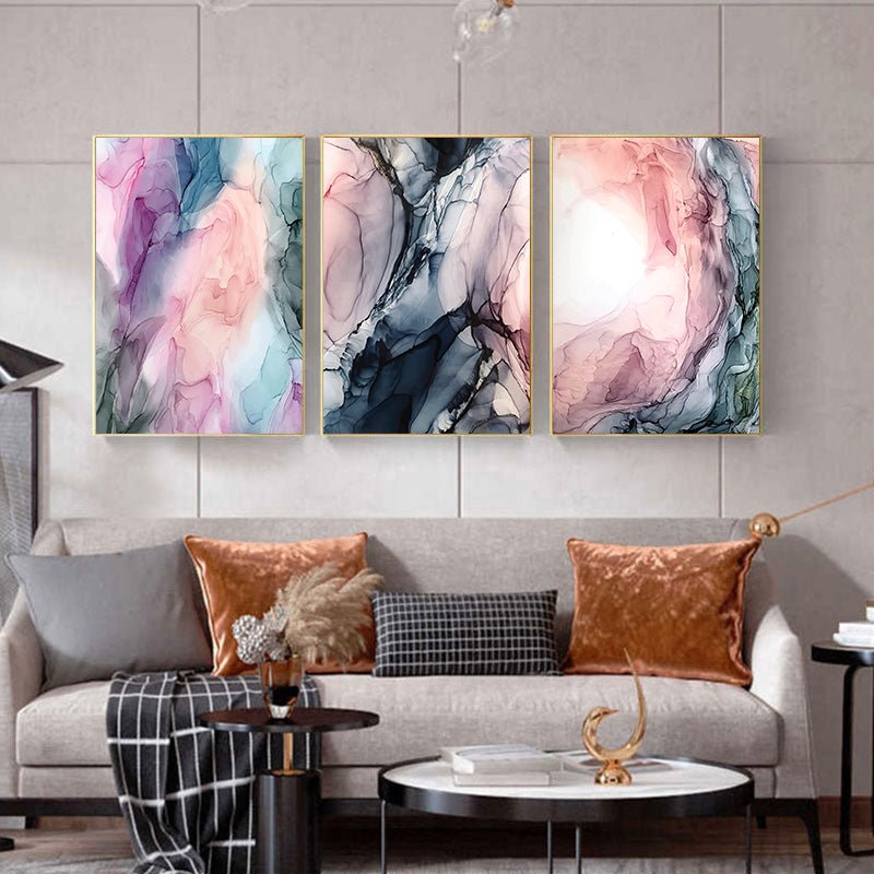 Color Cloud Canvas Poster Modern Abstract Wall Art Painting | Decor Gifts and More