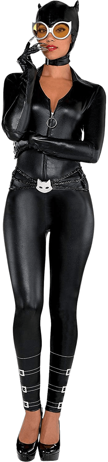 Size SM DC Comics: New 52 Catwoman Costume for Adults, Includes a Sexy Jumpsuit, an Eye Mask, and More | Decor Gifts and More