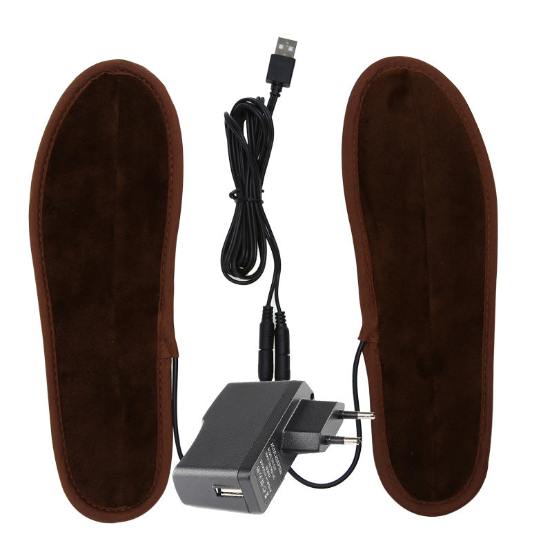 High Temperature USB Unisex Heated Fur Insole | Decor Gifts and More