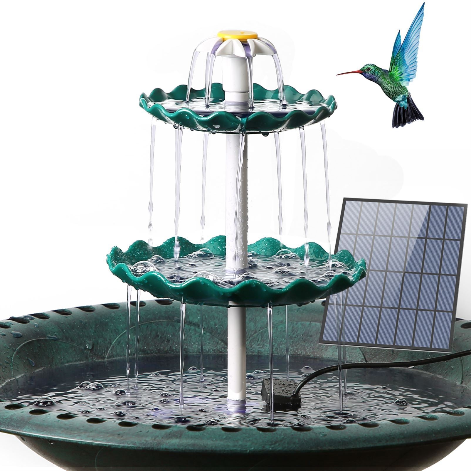Small Automatic Water Circulation Of Outdoor Solar Fountain | Decor Gifts and More