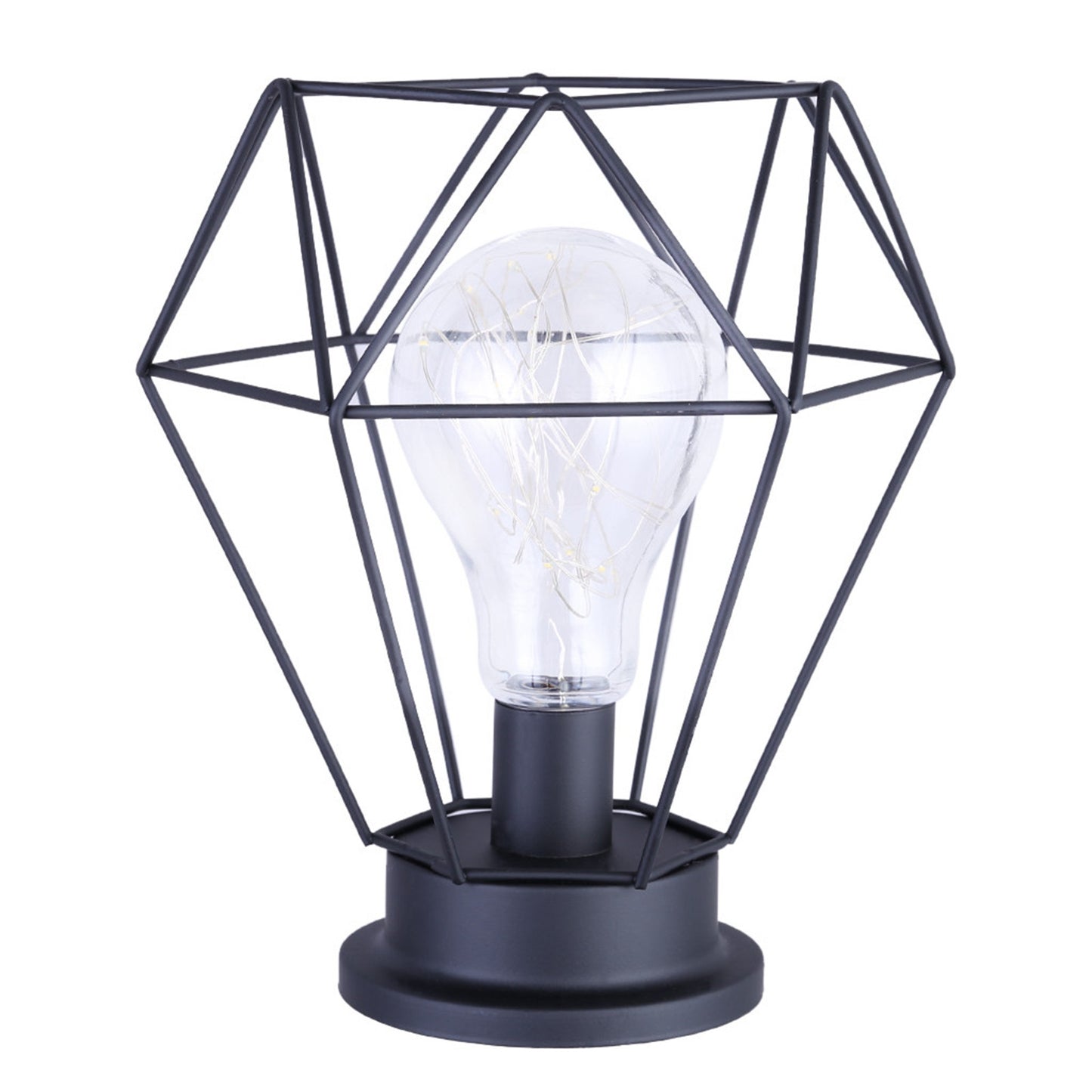 led metal light battery-operated lamp diamond decoration light