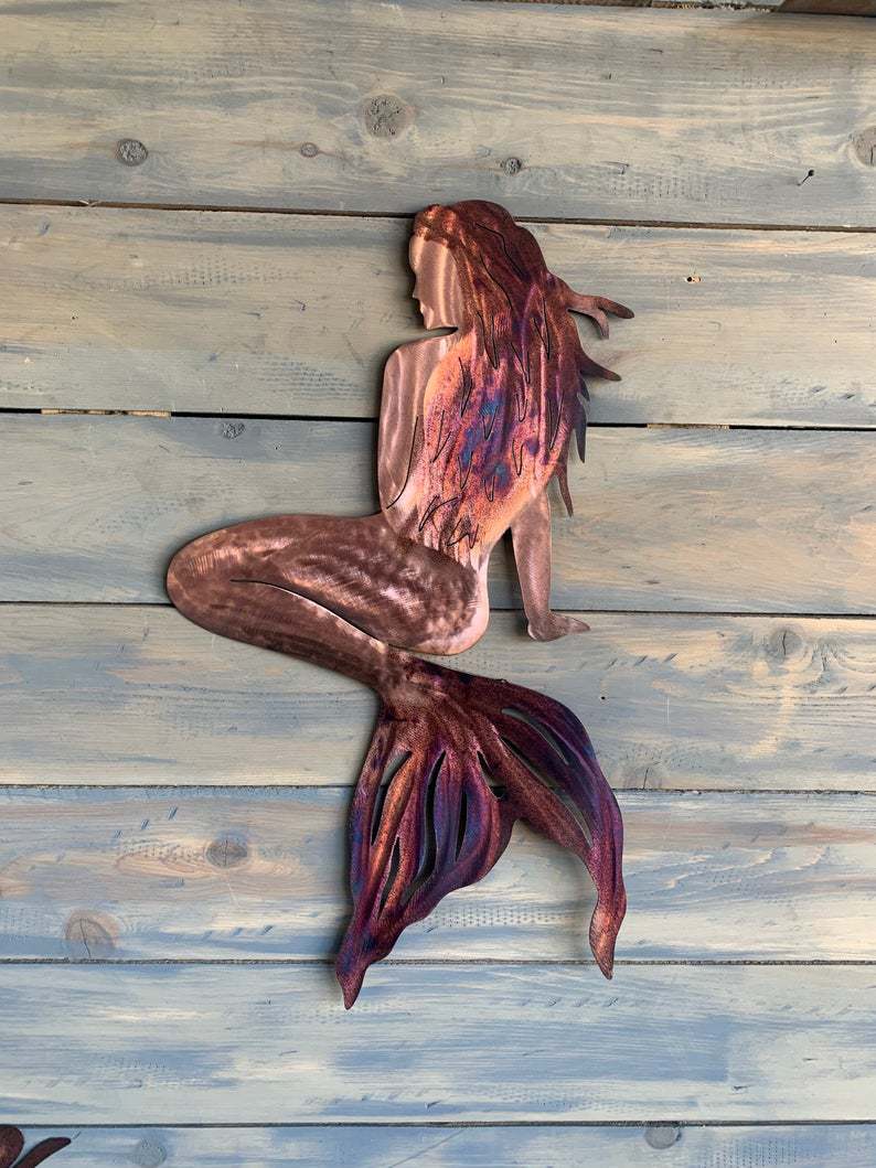 Metal Wrought Iron Mermaid Crafts | Decor Gifts and More