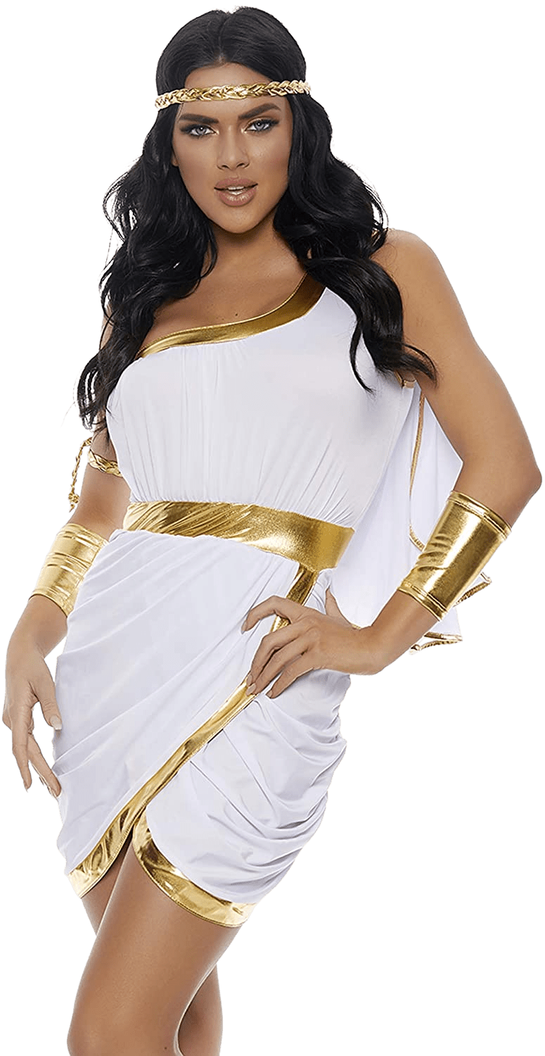 Forplay Women's Goddess Costume Immortal Beauty Sexy Toga Costume Set | Decor Gifts and More