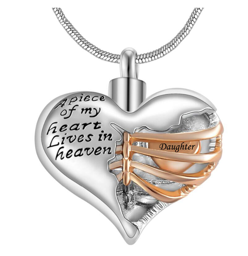 Stainless Steel Commemorative Loved One Necklace Fashion | Decor Gifts and More