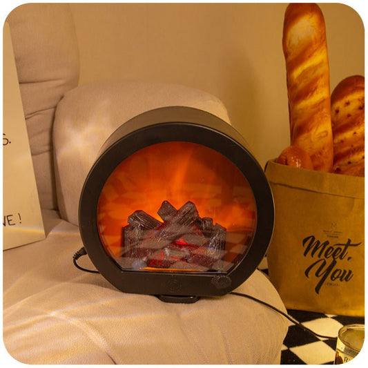 Ins Wind Fireplace Lamp Creative Night Bedroom | Decor Gifts and More