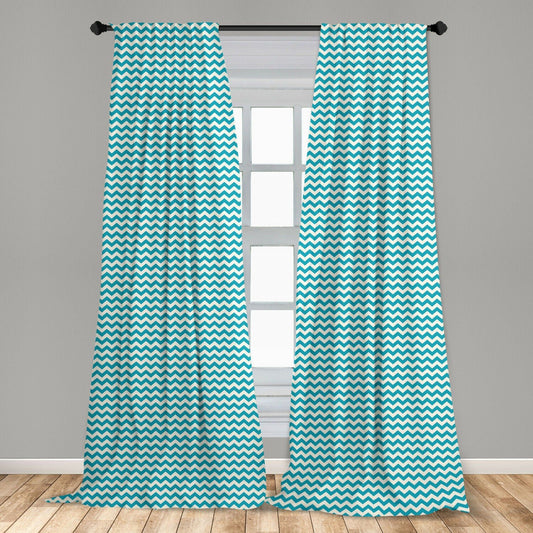 Seafoam Microfiber Curtains 2 Panel Set for Living Room Bedroom in 3 Sizes | Decor Gifts and More