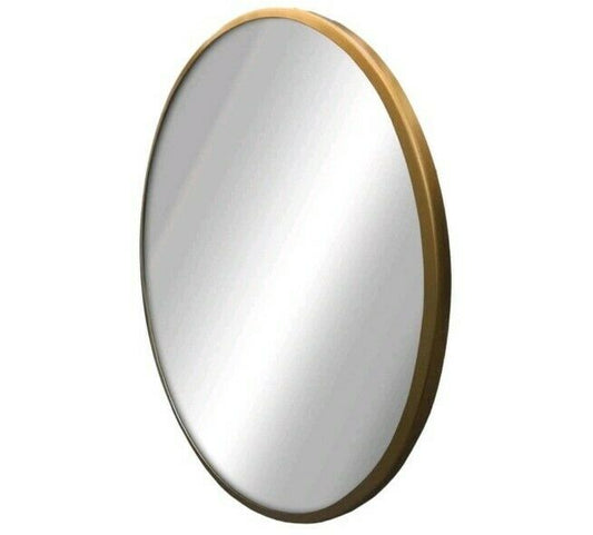Project 62™ ~ 18" Round ~ Decorative Wall Mirror ~ Metal ~ Brass Colored Frame 782552478116 - Home Decor Gifts and More