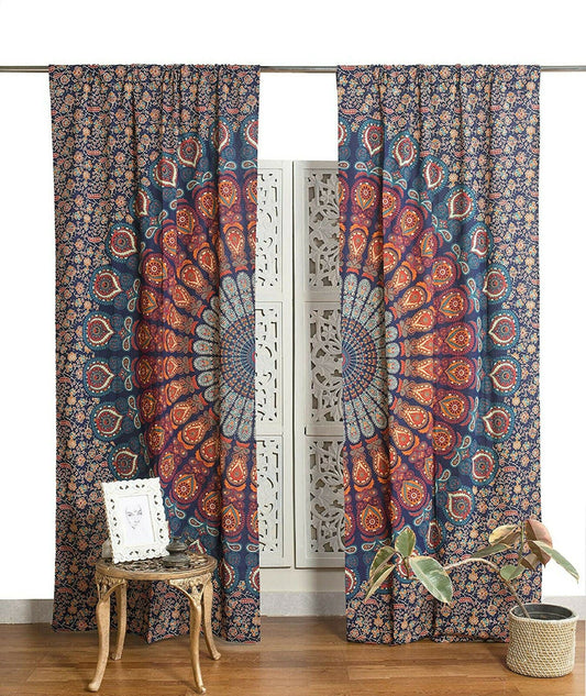 Bohemian Mandala Curtain Panel Set | Decor Gifts and More