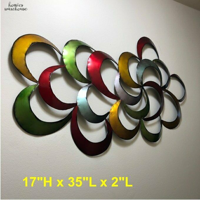 3D Modern Abstract Half Moons Art Sculpture | Decor Gifts and More