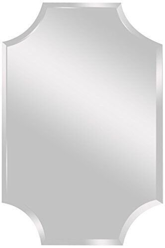 Spancraft Glass Scallop Beveled Mirror 24" x 36" 810850020215 - Home Decor Gifts and More