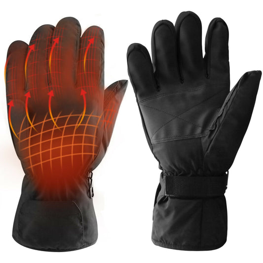 Winter Electric Heated Gloves Touch Screen Thermal Warm Windproof Motorcycle Gloves - Home Decor Gifts and More