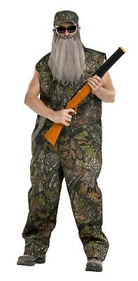 One Size Duck Hunter Dynasty Camouflage Coveralls Overalls Jumpsuit Beard Costume Mens 71765040853 | Decor Gifts and More
