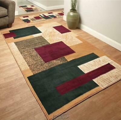 Fashion 3-Piece Rug Set Soho Durable Backing 22X66, 57X88, 22X36 Spot Clean - Home Decor Gifts and More