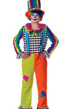 Professional Adult Circus Jolly Jester Clown Costume | Decor Gifts and More