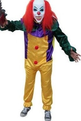 Coulrophobia Adult Killer Prank Clown costume Cosplay | Decor Gifts and More